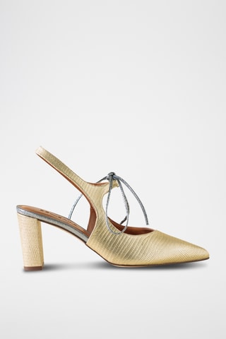 Leren Pumps - Goudkleurig
