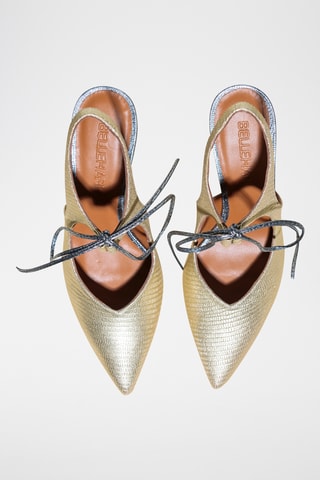 Leren Pumps - Goudkleurig