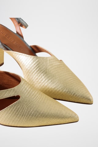 Leren Pumps - Goudkleurig