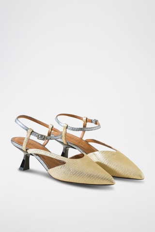 Leren Pumps - Goudkleurig