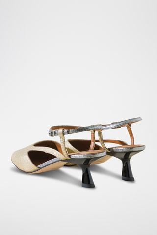 Leren Pumps - Goudkleurig