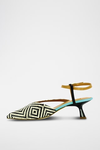 Leren Pumps - Zwart en wit