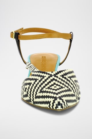 Leren Pumps - Zwart en wit