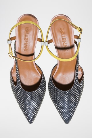 Leren Pumps - Zwart en wit