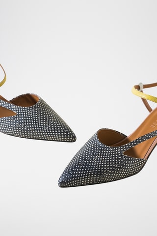 Leren Pumps - Zwart en wit