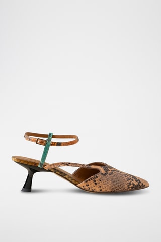 Leren Pumps - Zalmkleurig