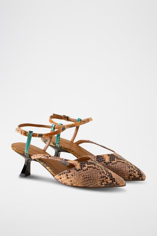 Leren Pumps - Zalmkleurig
