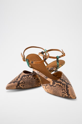 Leren Pumps - Zalmkleurig