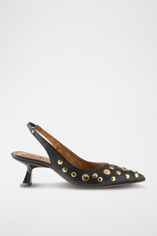 Leren Pumps - Zwart