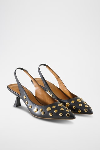 Leren Pumps - Zwart