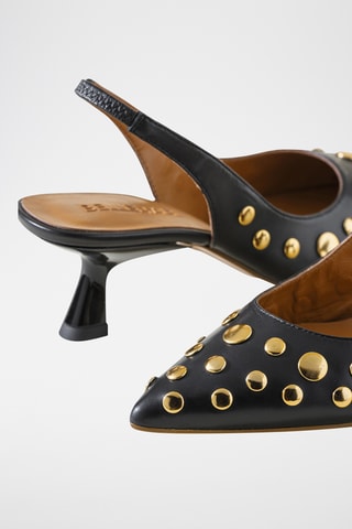 Leren Pumps - Zwart