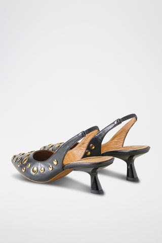 Leren Pumps - Zwart