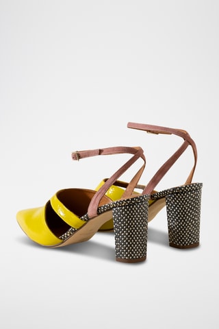 Lakleren Pumps - Geel