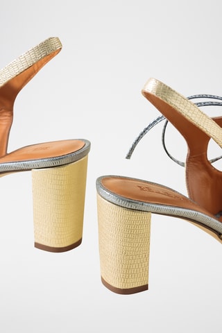 Escrapins en cuir - Doré