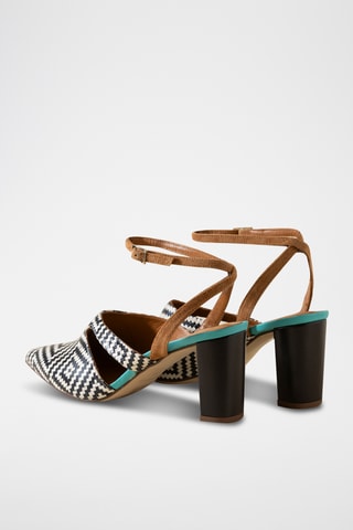 Escrapins en cuir - Noir et blanc
