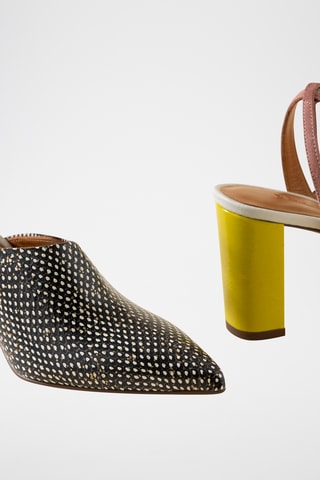 Escrapins en cuir - Mauve