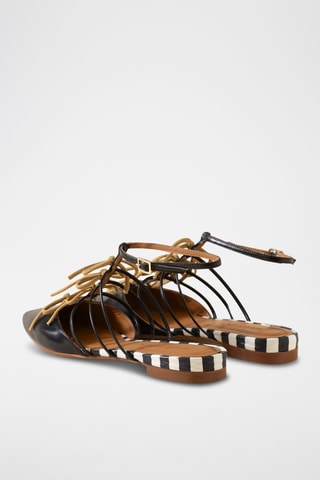 Leren Ballerina’s - Zwart
