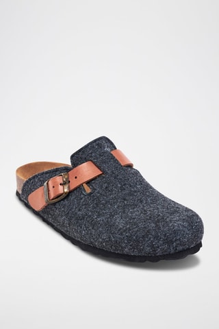 Pantufas Noe Cinzento escuro mesclado