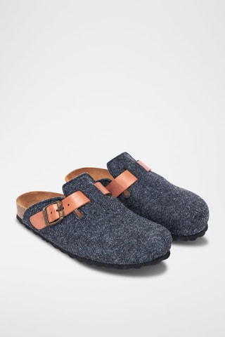 Pantufas Noe Cinzento escuro mesclado