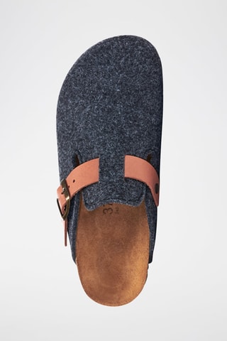 Pantufas Noe Cinzento escuro mesclado