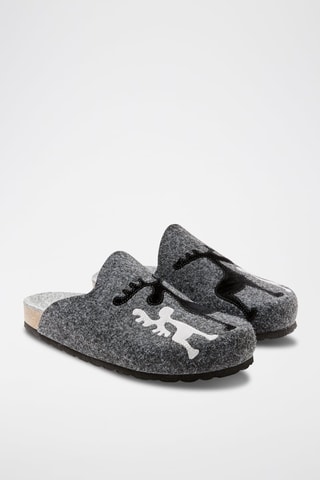 Pantufas Angel Cinzento escuro