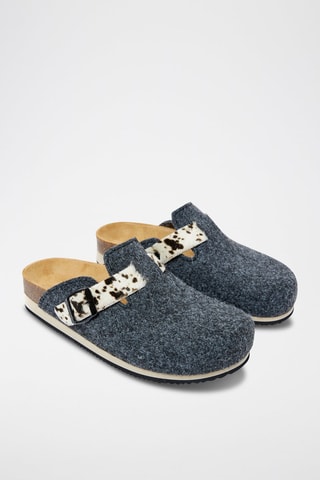 Pantufas Noe Cinzento escuro