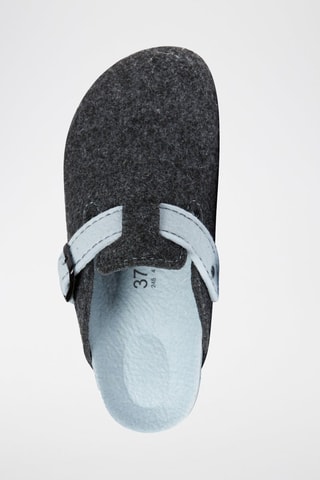 Pantufas Noe Cinzento-escuro e azul-celeste