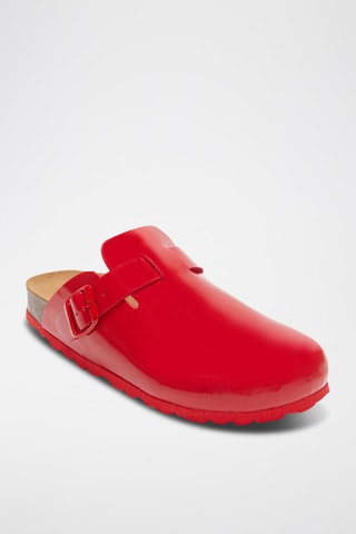 Socas envernizadas Noe - Vermelho