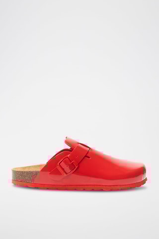 Socas envernizadas Noe - Vermelho