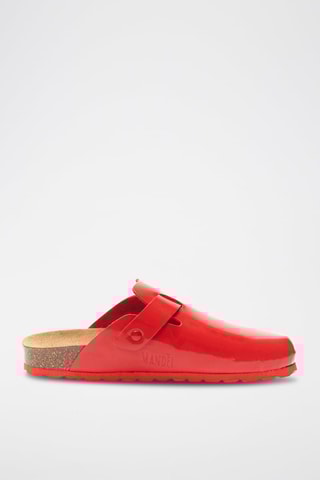 Socas envernizadas Noe - Vermelho