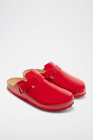 Socas envernizadas Noe - Vermelho
