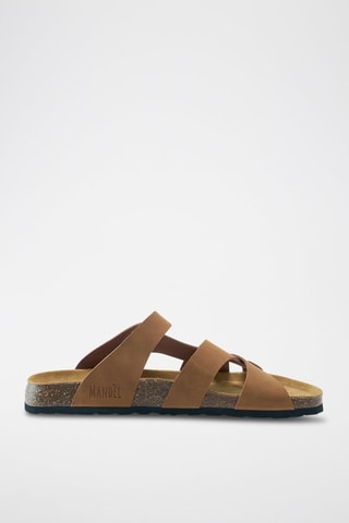 Mules de eco-couro Alvaro - Castanho