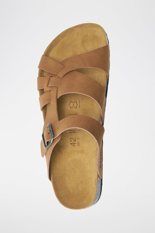 Mules de eco-couro Alvaro - Castanho