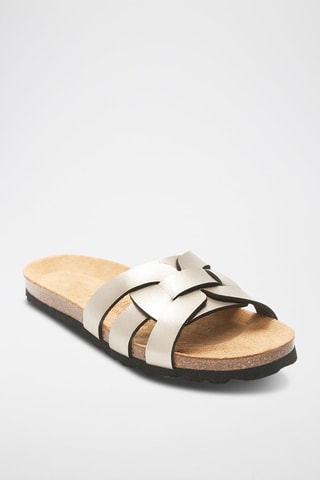 Mules de eco-couro Clara - Bronze