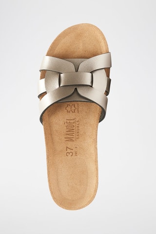 Mules de eco-couro Clara - Bronze