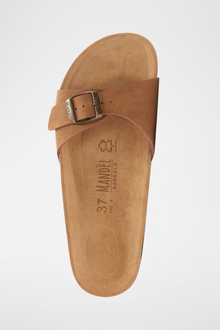 Mules de eco-couro Agata - Castanho