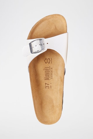 Mules de eco-couro Agata - Branco
