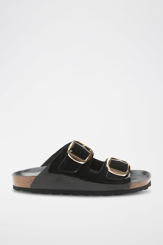 Mules envernizados Alberto - Preto