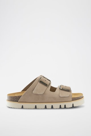 Mules em nobuck Ana - Toupeira
