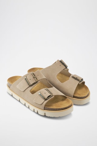 Mules em nobuck Ana - Toupeira