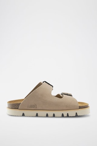 Mules em nobuck Ana - Toupeira