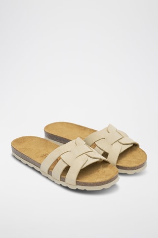 Mules em nobuck Clara - Bege