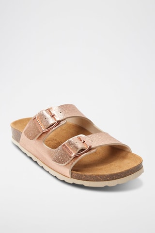 Mules Alberto - Dourado-rosa