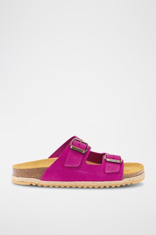 Mules em nobuck Alberto - Fúcsia