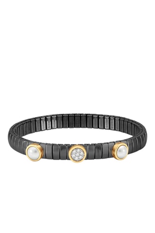 Bracelet Lotus 
Argent et zircons
