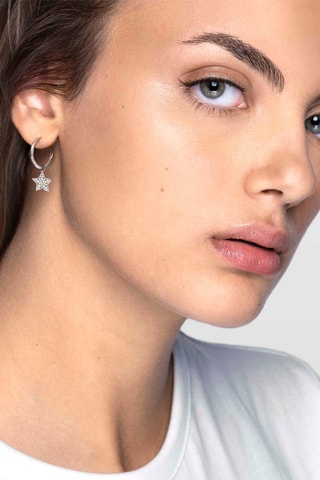 Créoles White Dream Argent
