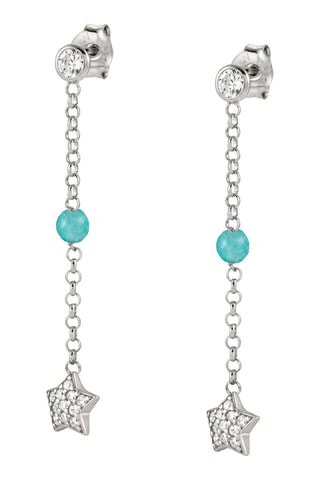 Boucles d'oreilles Gioie Argent et jade