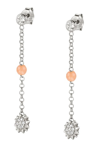 Boucles d'oreilles Gioie Argent et jade