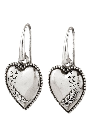 Boucles d'oreilles Rock in Love Argenté