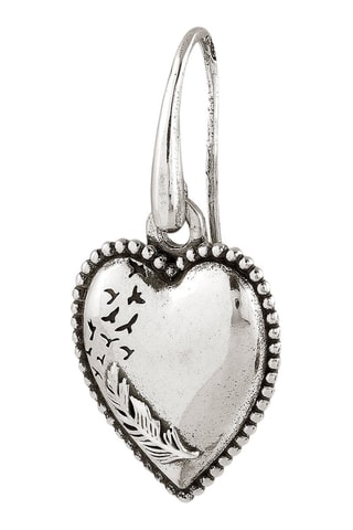 Boucles d'oreilles Rock in Love Argenté